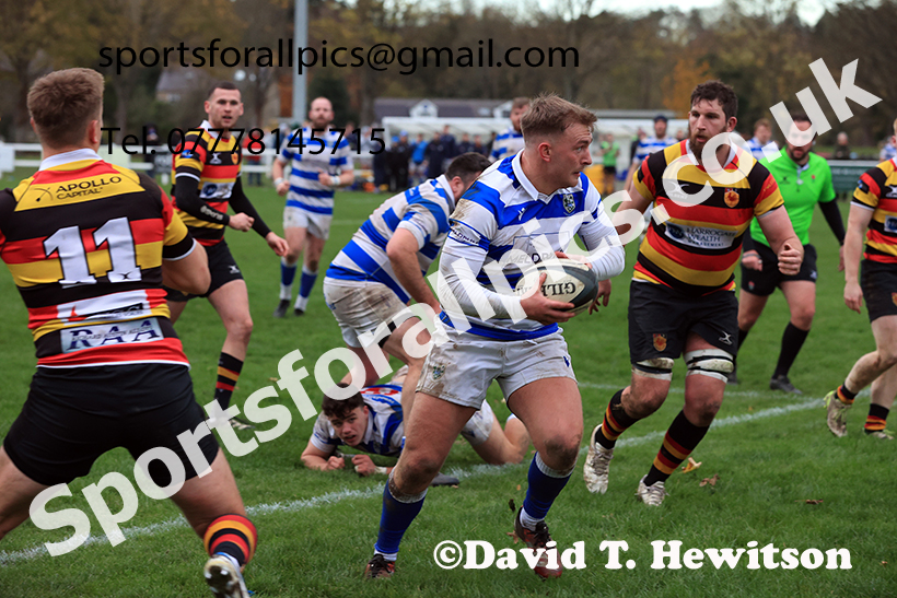 Tynedale v Harrogate, Tynedale Park, Corbridge.   Photo: David T. Hewitson/Sports for All Pics